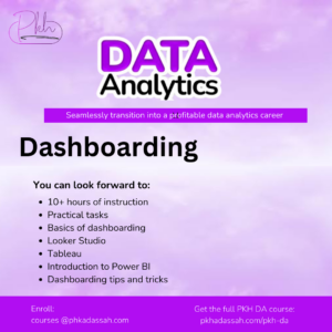 PKH DA - Dashboarding