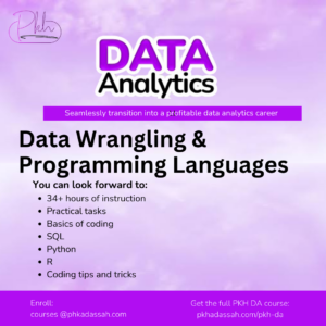 PKH DA - Data Wrangling and Programming Languages