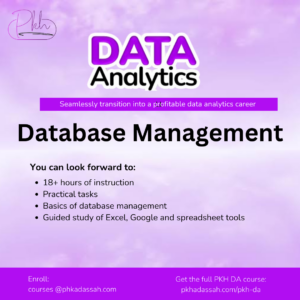 PKH DA - Database management and spreadsheet tools